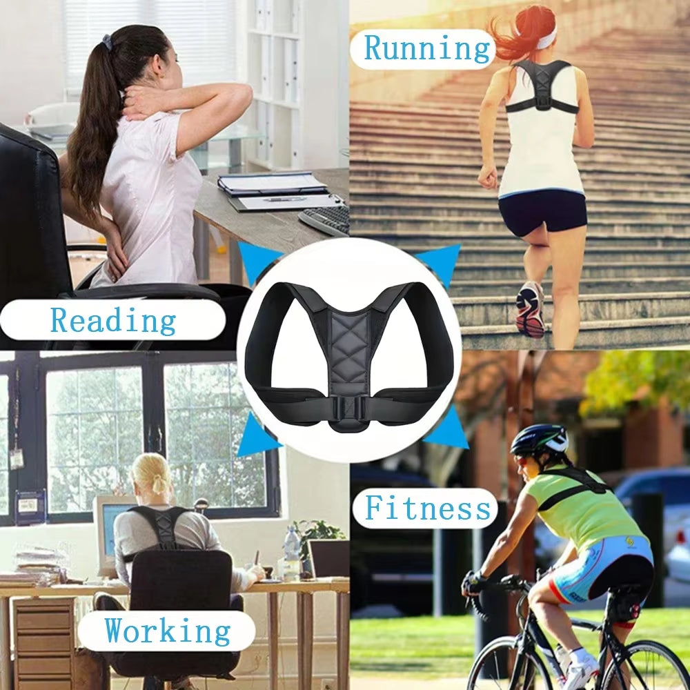 Back Posture Correction Belt Hunchback Prevention Correction of Sitting Posture Unisex Breathable Body Shaping Back Posture Corr